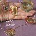 Колье длинное пластины круги диски – 2892