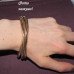 Набор плетеное эластичное ожерелье и браслет – 2860