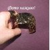 Набор металлический браслет и кольцо пластины в леопарде – 2882