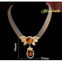 Эксклюзивное колье Dionysius caramel
