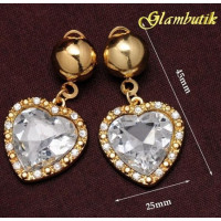 Ексклюзивні сережки Crystal hearts