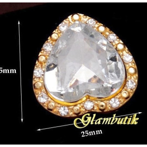 Ексклюзивне кільце Crystal hearts