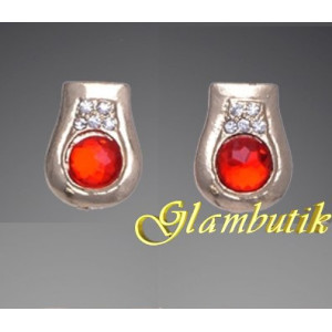 Эксклюзивные серьги Karamel красные