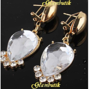 Люксовые серьги Камилла crystals
