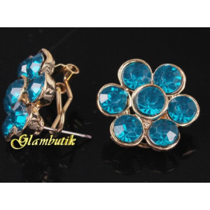 Эксклюзивные серьги Сандра blue