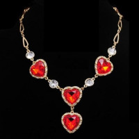 Эксклюзивное колье Red hearts