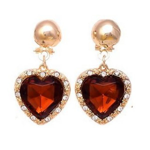 Эксклюзивные серьги  brandy hearts