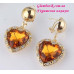Эксклюзивные серьги  brandy hearts