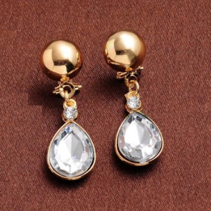 Серьги с кристаллами Glamour crystal