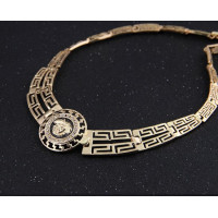 Люксовое колье Versace кристалл