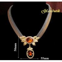 Эксклюзивное колье Dionysius caramel
