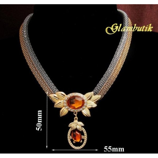 Эксклюзивное колье Dionysius caramel