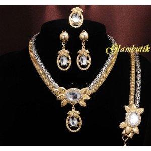 Эксклюзивный комплект из 4-х украшений Dionysius crystal