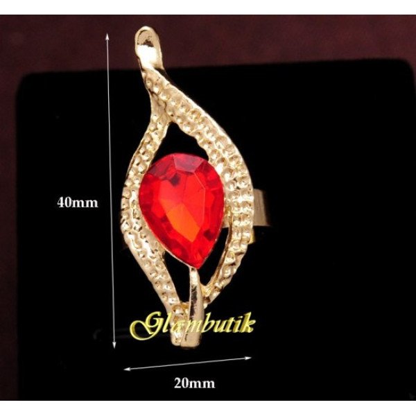 Эксклюзивное кольцо Elizabeth red