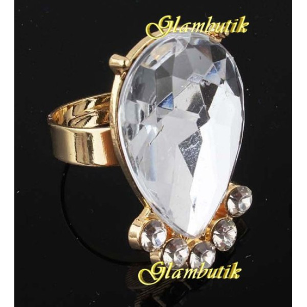 Люксовое кольцо  Камилла crystals