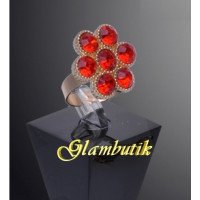 Люксовое кольцо  Сандра