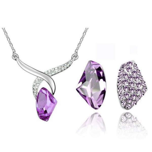 Набор бижутерии Swarovski-style Нимфа