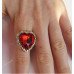 Эксклюзивное кольцо  Red hearts