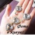 Ексклюзивне кольє Crystal hearts – 2447