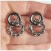 Люксовые серьги в стразах Mirra