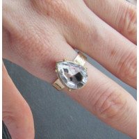 Кольцо с кристаллом Glamour crystal