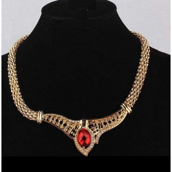 Люксовое колье Джозефина red