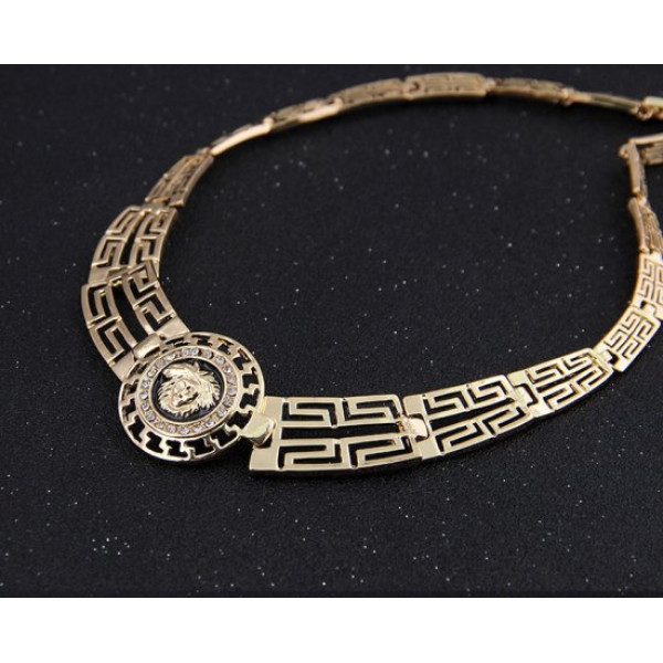 Люксовое колье Versace кристалл