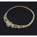 Люксовое колье Versace кристалл