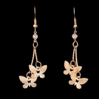 Серьги Бабочки Magic jewelry 