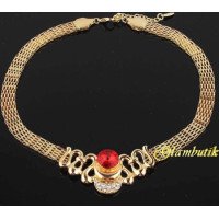 Эксклюзивное колье Evangelina red