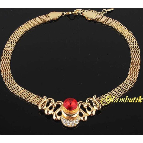Эксклюзивное колье Evangelina red