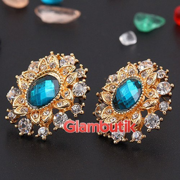 Серьги в стразах Жозефина