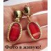 Ексклюзивні сережки Gleamy garnet – 2442-2