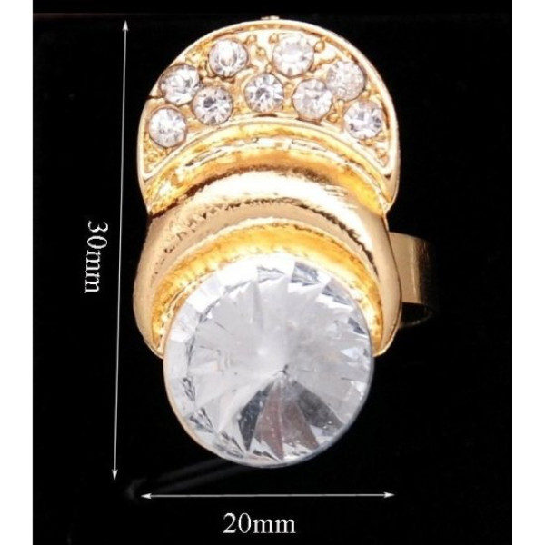 Эксклюзивное кольцо  Evangelina crystal