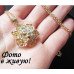 Подвеска Роза в стразах