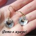 Роскошные серьги Анфия кристалл