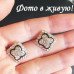 Серьги в стразах Таури