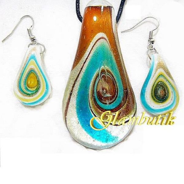 Комплект Murano-style Капля лета