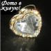 Ексклюзивне кільце Crystal hearts – 2447-3