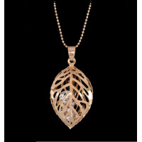 Подвеска лист с кристаллами Magic jewelry 