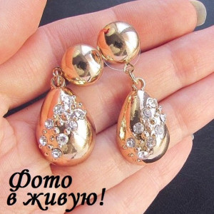 Люксовые серьги Сицилия
