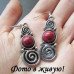 Комплект Завиток с кораллом