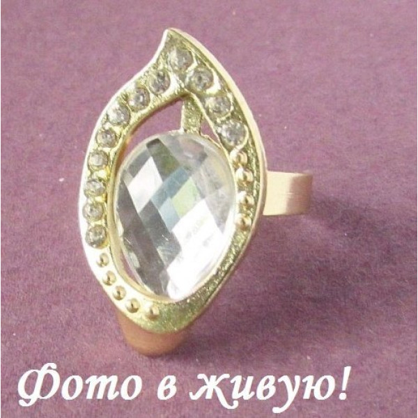 Люксовое кольцо Джозефина  кристалл