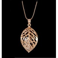 Подвеска лист с кристаллами Magic jewelry 