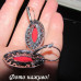 Коралові сережки Квіти – 10-840-3