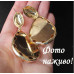 Комплект кулон с серьгами Большие капли – 1194