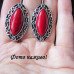 Коралловые серьги Цветы – 10-840-3