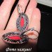Коралловые серьги Цветы – 10-840-3