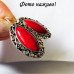 Коралловые серьги Цветы – 10-840-3