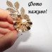 Набір біжутерії браслет та кільце квіти – 1104